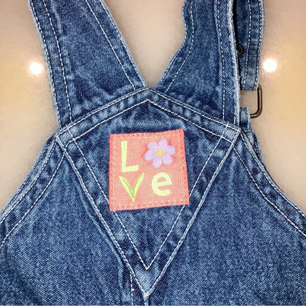Vintage Carter’s Floral Ruffle Overalls - Picture 7 of 8